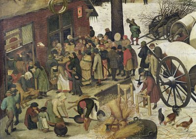 The Census at Bethlehem (detail) by Pieter Bruegel the Elder